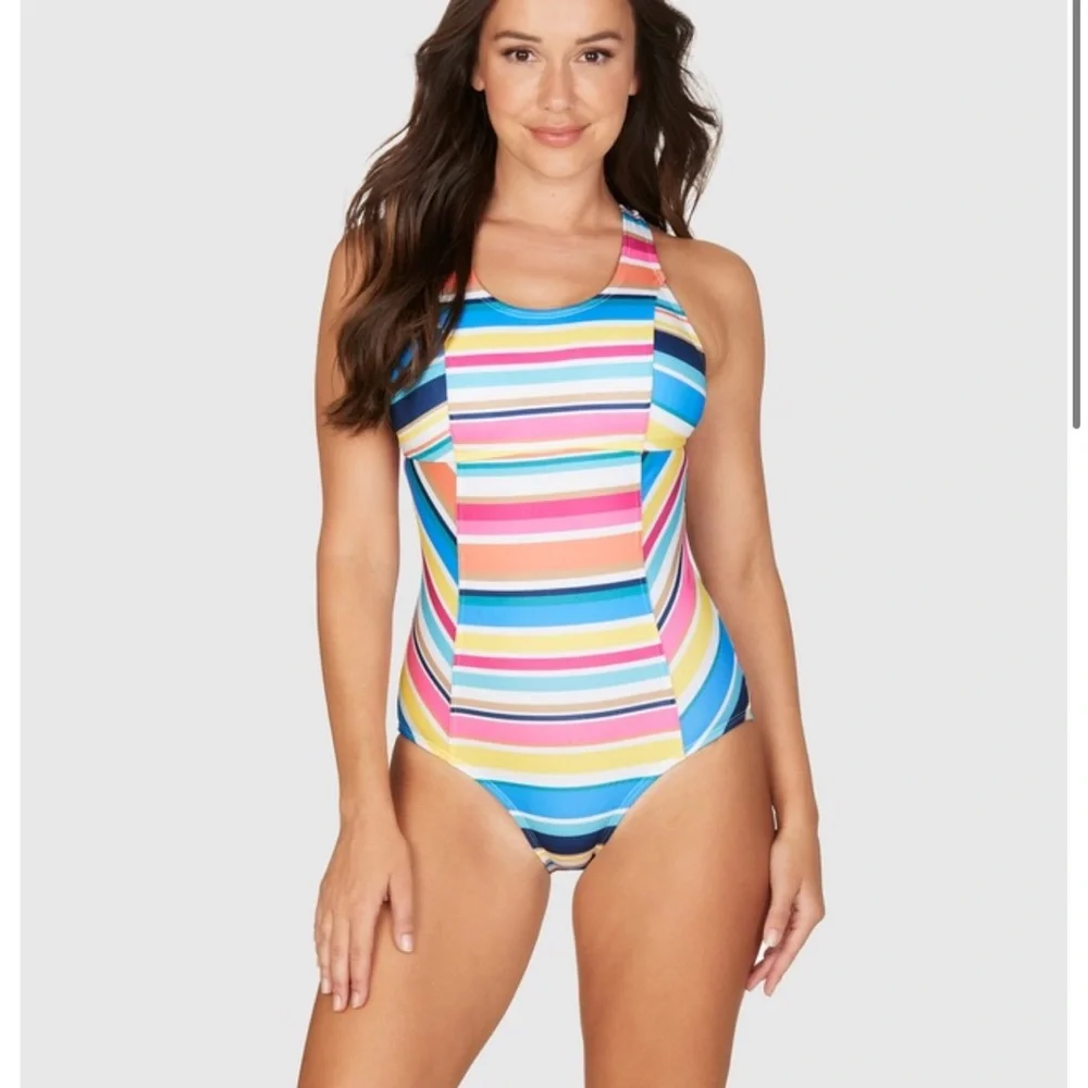 NIPTUCK | Women’s Chlorine Resistant Dawn Tummy Control One Piece Swimsu…